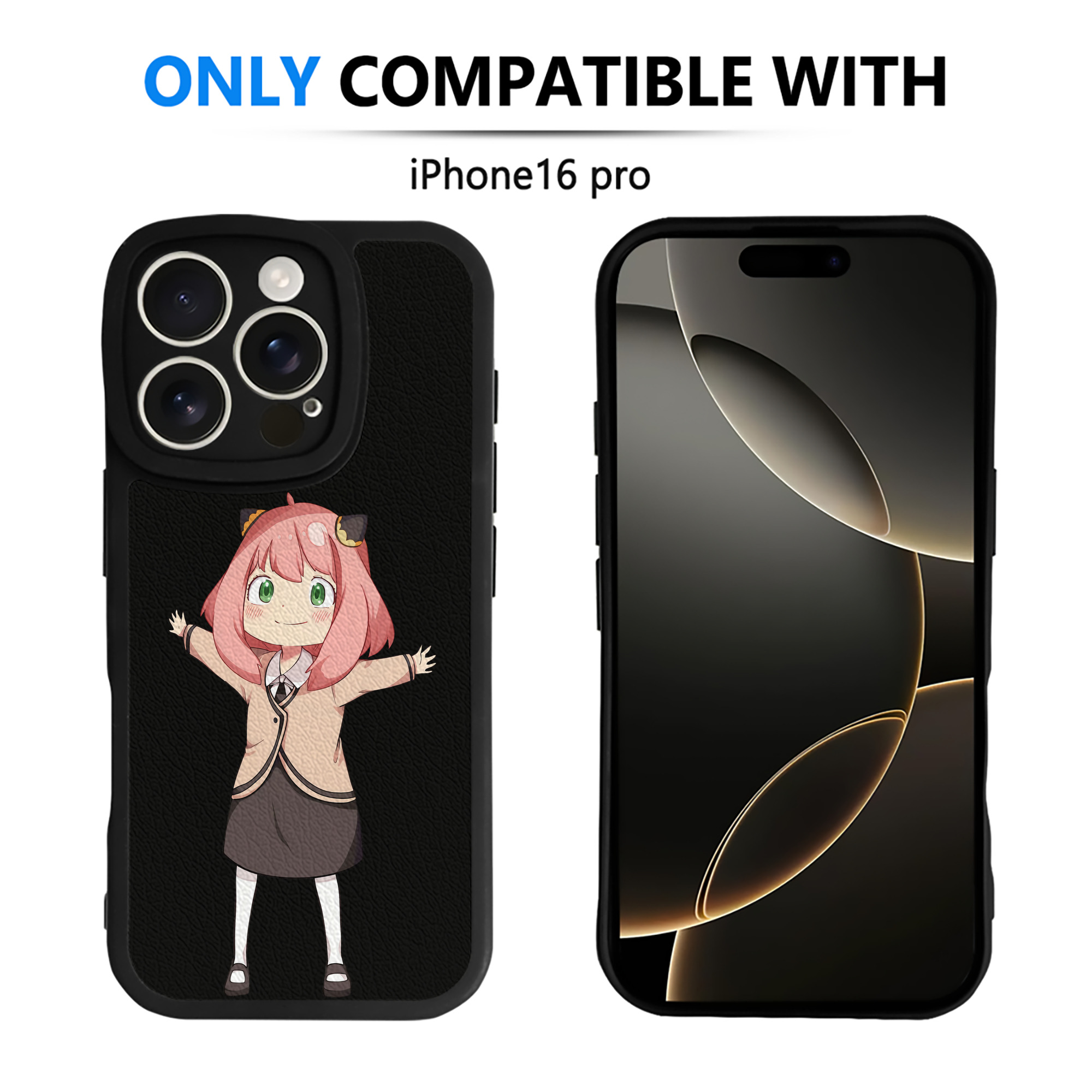 （画像用） SPY×FAMILY间谍家家酒 【iPhone 16シリーズ対応】シリコンスマホケース（レザー調） 材質：シリコン
